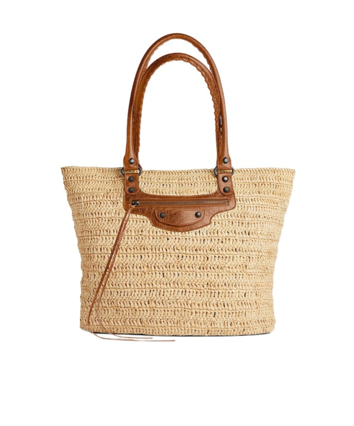 Balenciaga Women's Le City Medium Basket In Natural/camel