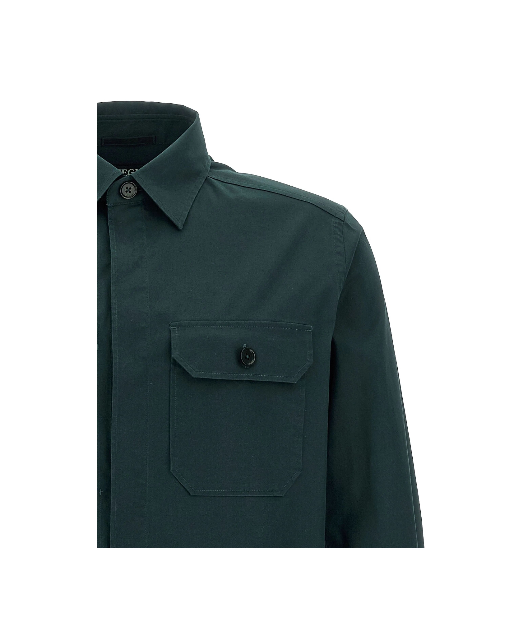 Shop Zegna Long Sleeve Casual Jacket