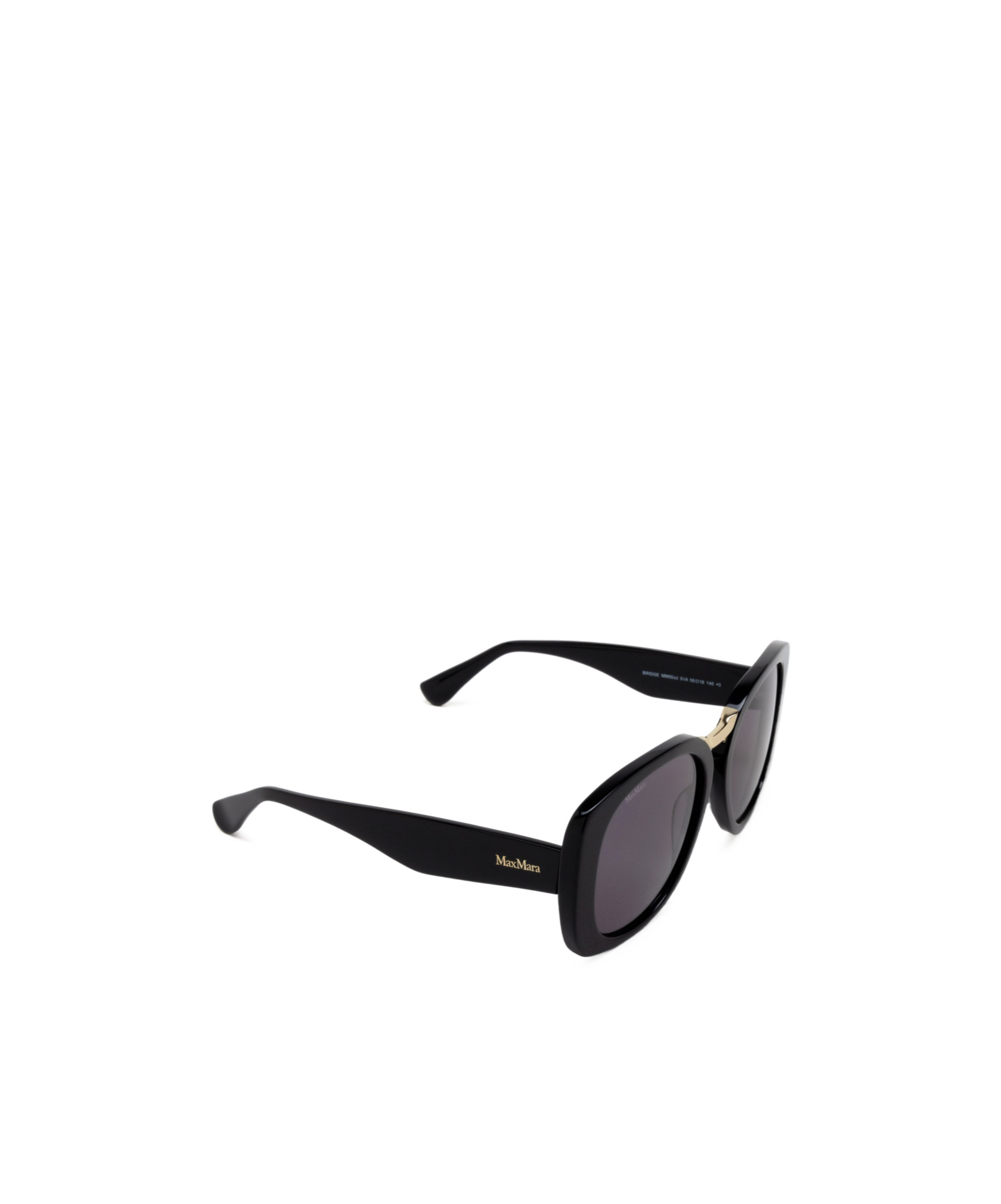 Max Mara Logo Sunglasses In Black