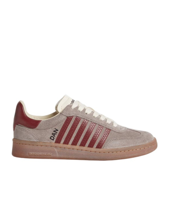 Dsquared2 Low-top Sneakers With Suede And Leather Accents
