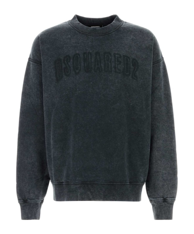 Dsquared2 Dsquared Graphite Cotton Sweatshirt