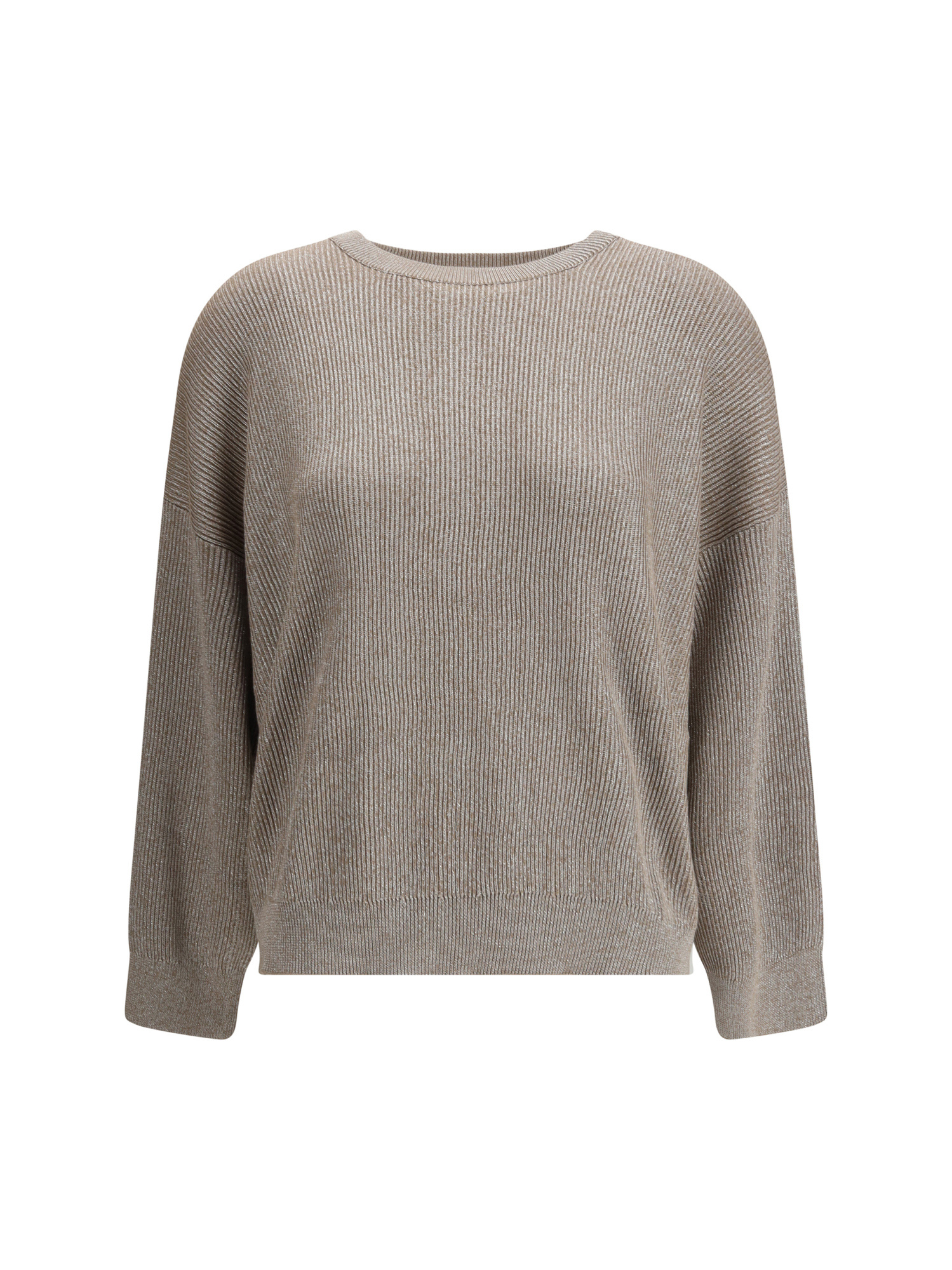 Brunello Cucinelli Sparkling Sweaters And Cardigans Beige