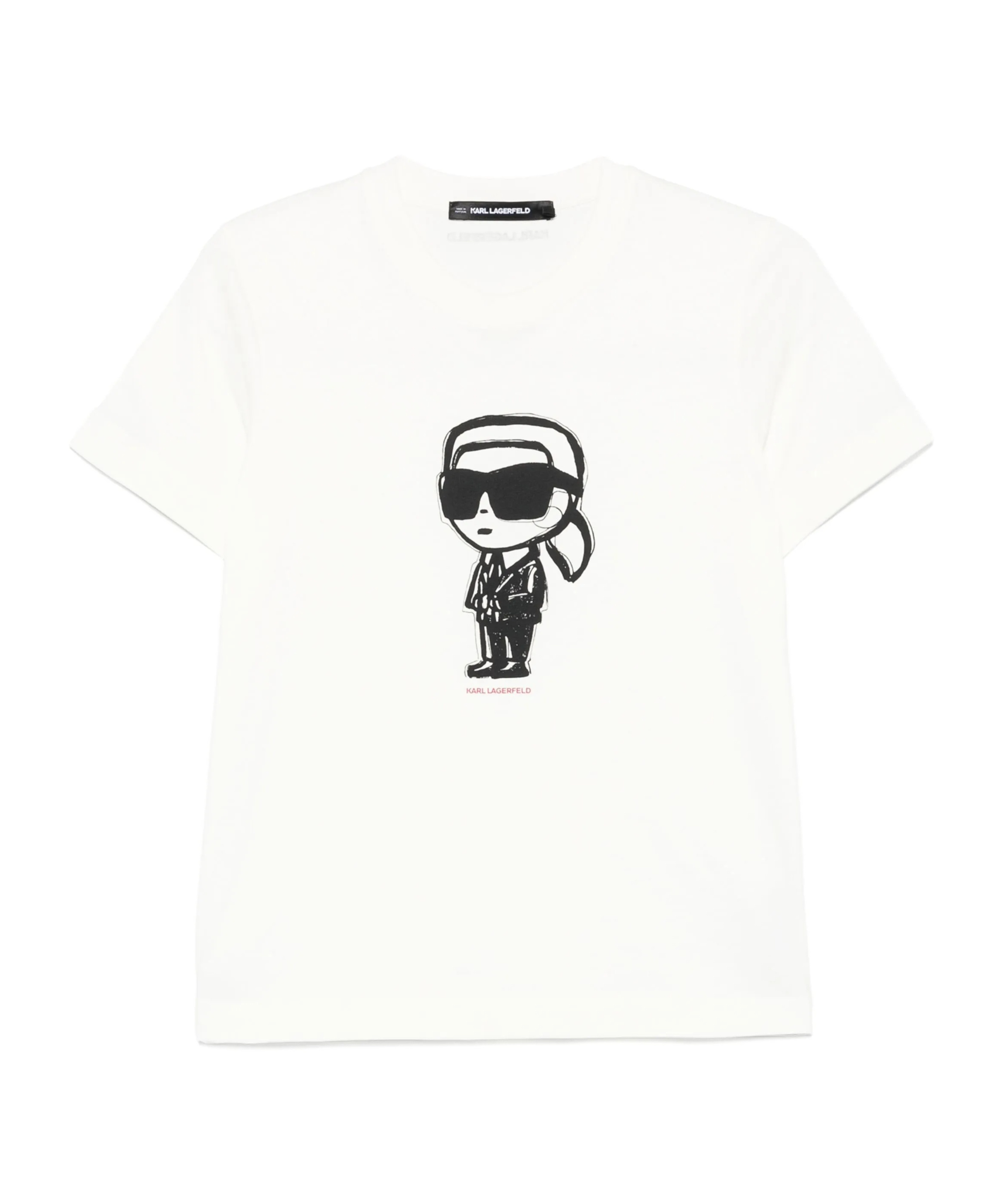 Karl Lagerfeld Print T-shirt In White