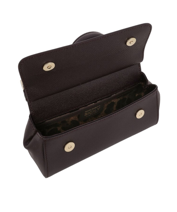 Dolce & Gabbana Flip Shoulder Bag In Black