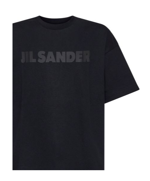 Jil Sander Logo T-shirt In Black
