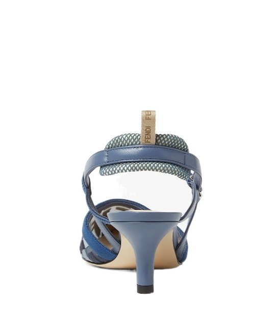 Fendi Pointed Toe Pumps In Blue