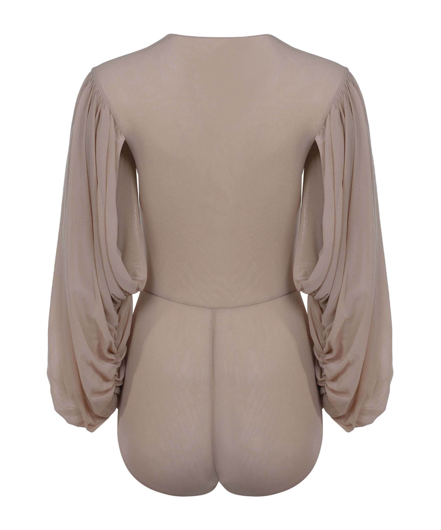 Philosophy Di Lorenzo Serafini Long-sleeved Jumpsuit In Brown