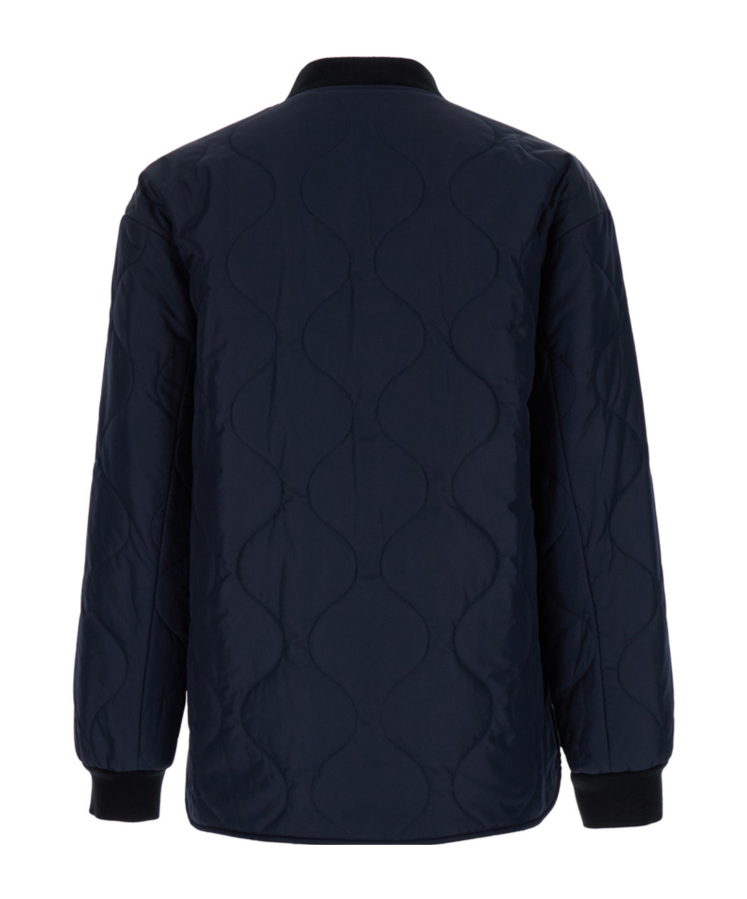 Apc 'florent' Blue Jacket With Snap Buttons In Black