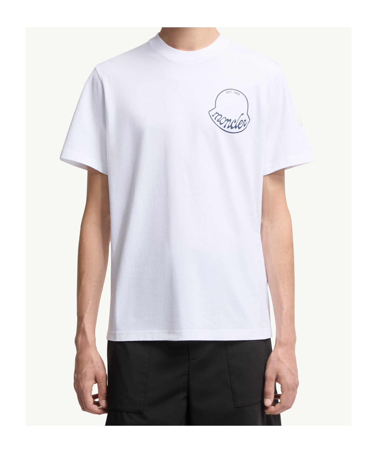 Moncler Round Neck Short Sleeve T-shirt