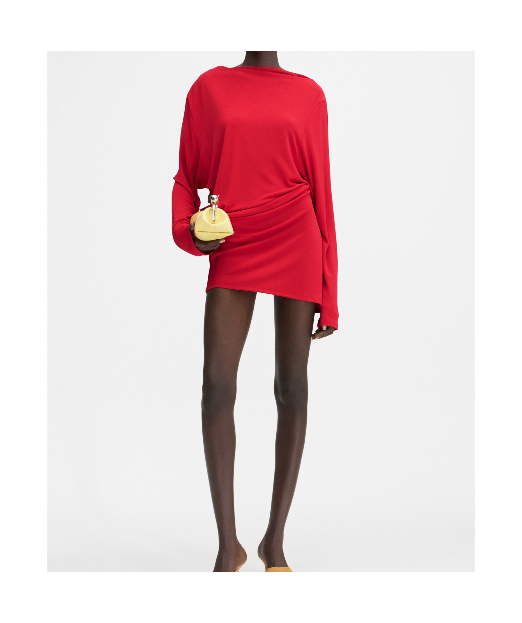 Jacquemus Mini Cruise Dress In Red