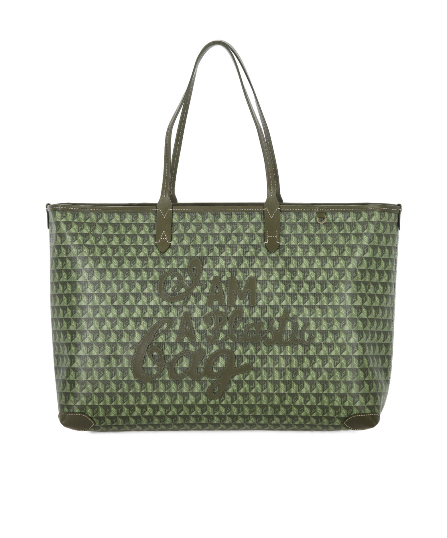 Anya Hindmarch Double-handle Shoulder Bag In Green