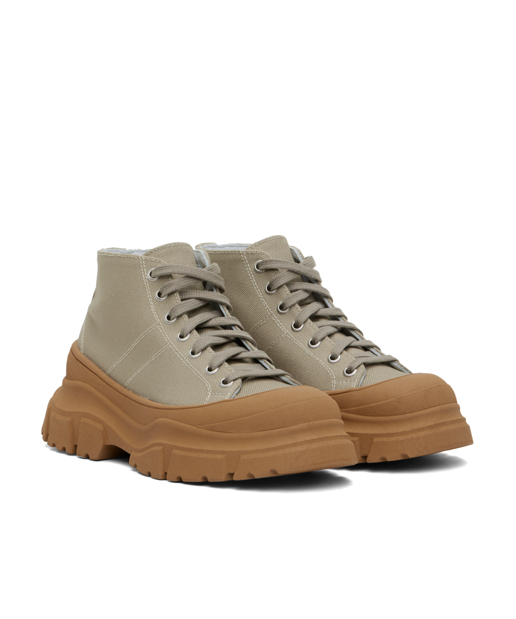 Sofie D'hoore Lace-up High-top Sneakers In Brown