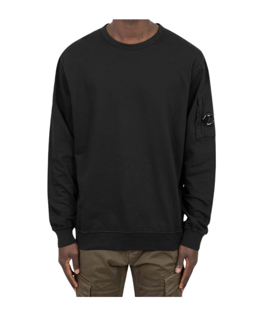 C.p. Company Logo Sweatshirt In Black