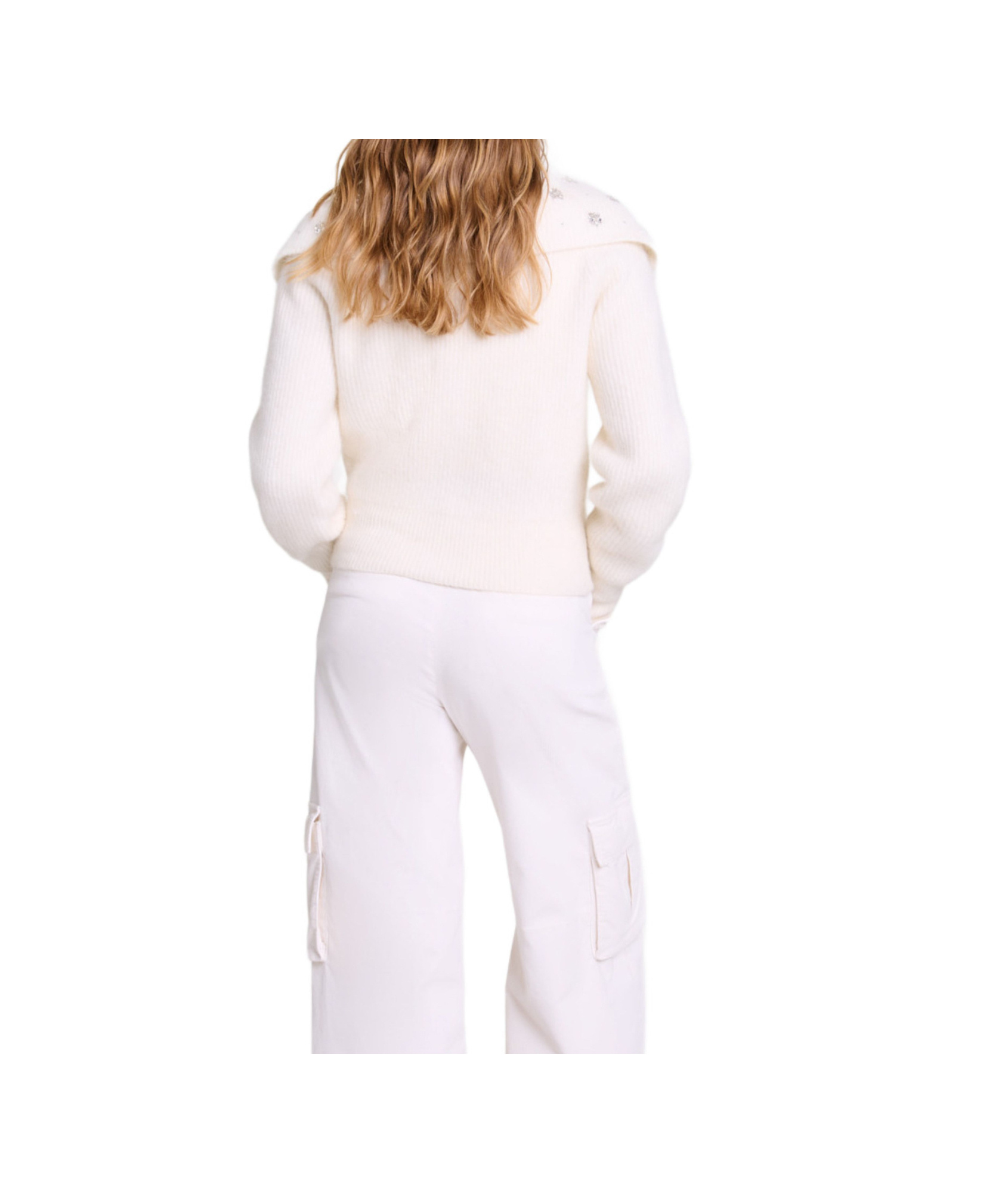 MAJE LONG-SLEEVED CARDIGAN
