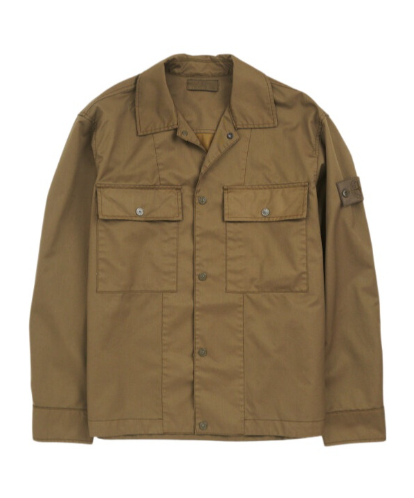 Stone Island Long-sleeved Jacket In Brown