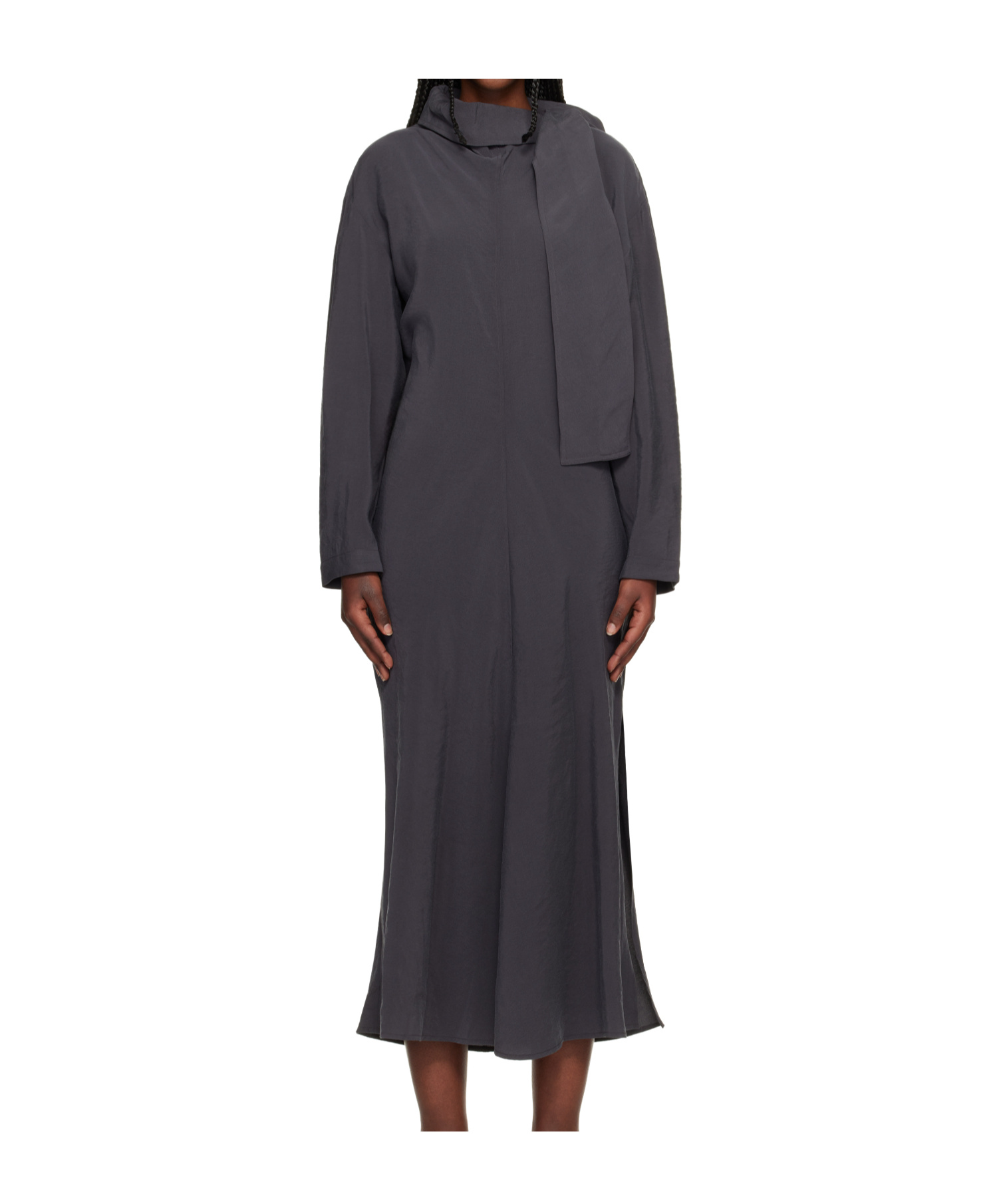 Studio Nicholson Long Sleeve Dress In Black