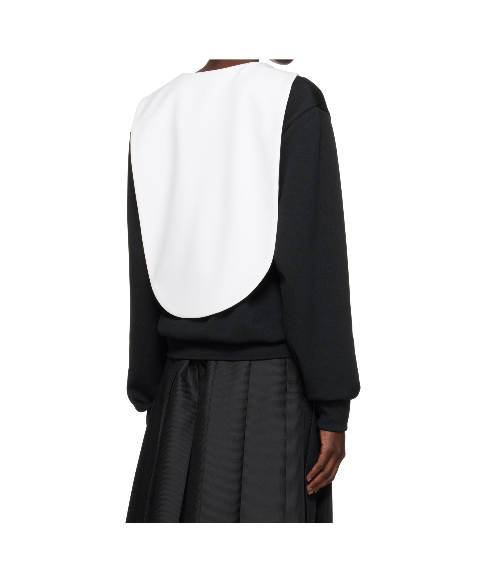 COMME DES GARÇONS LAPEL LONG SLEEVE SWEATER 