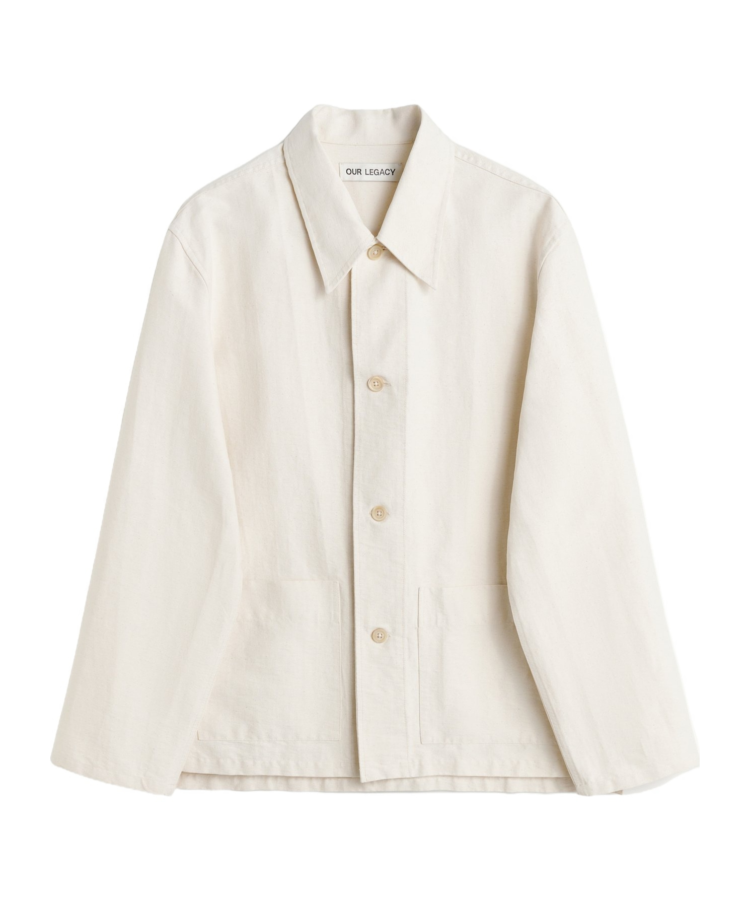 Our Legacy Haven Shirt Jacket In White