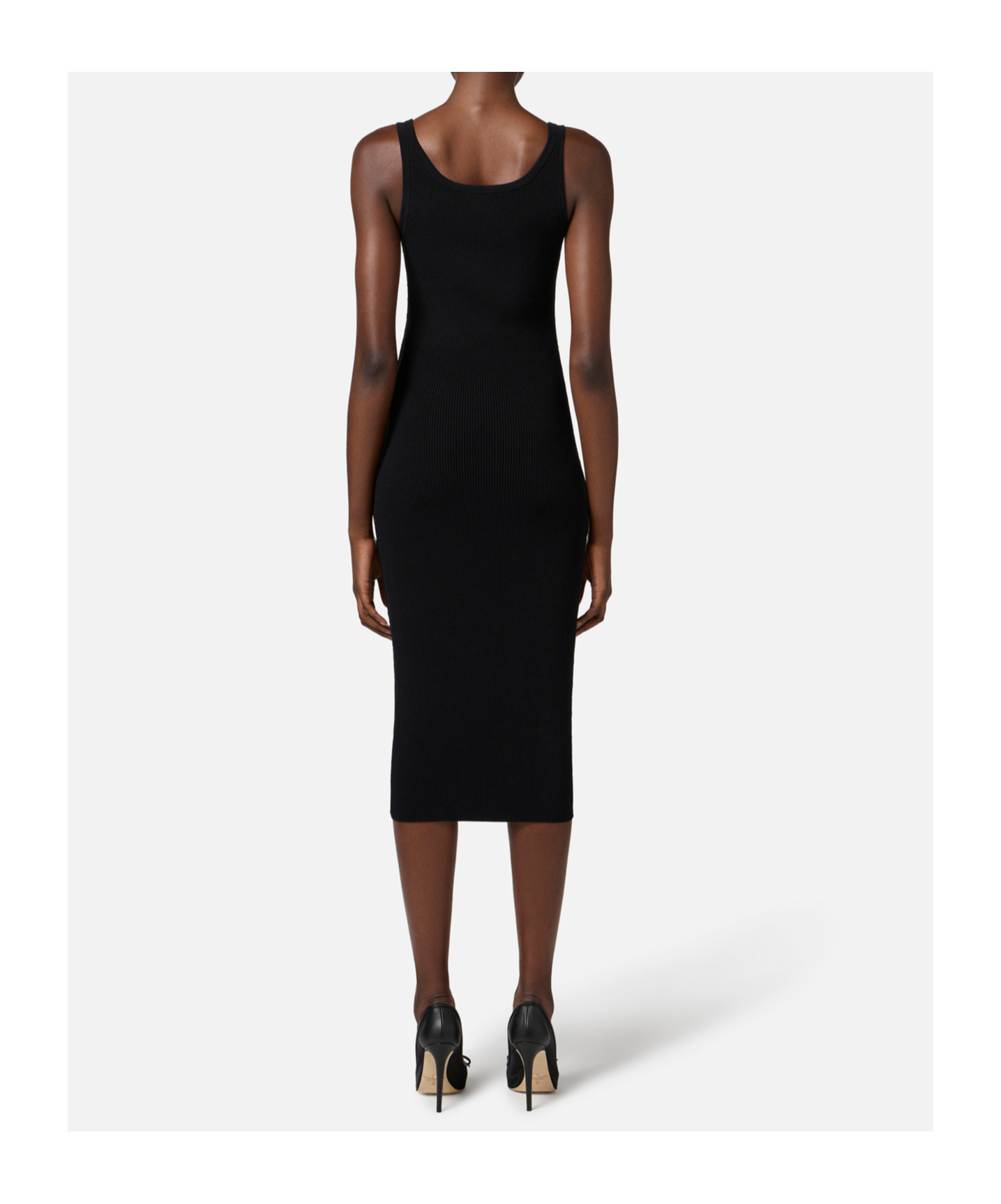 Shop Elisabetta Franchi Bow-detailed Midi Dress In Black