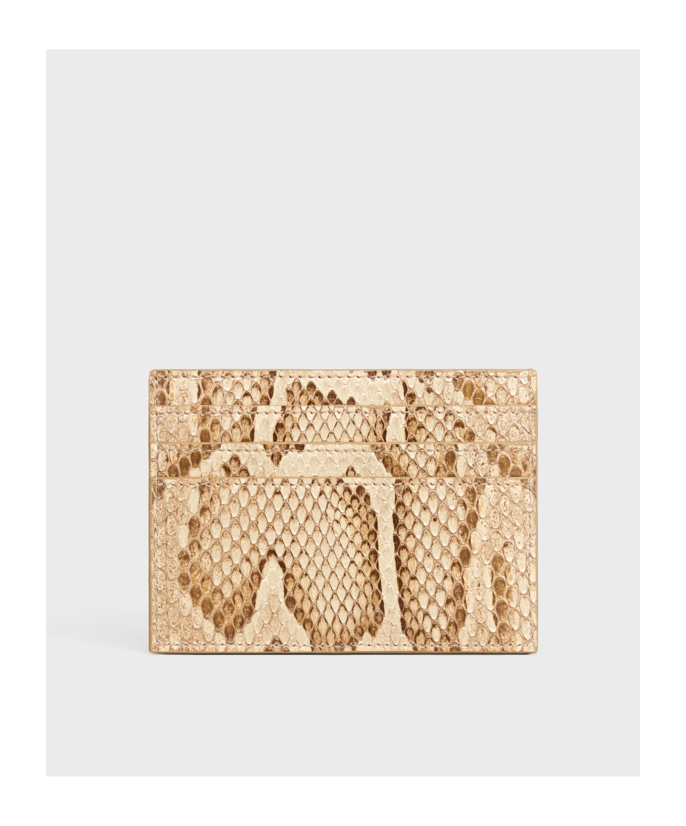 Celine Rectangular Card Bag In Nude