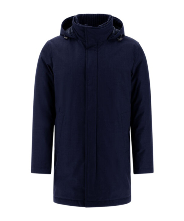 Herno Hooded Down Jacket In Black