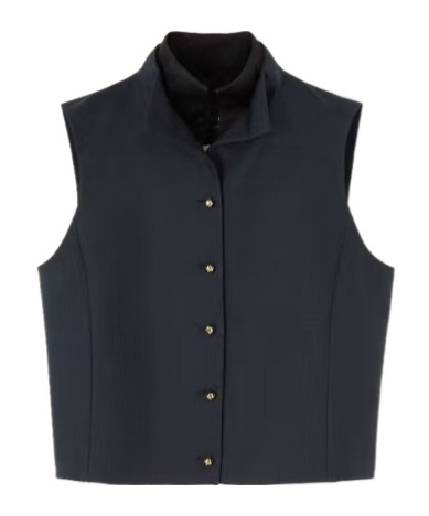 Loro Piana Sleeveless Vest In Navy Blue