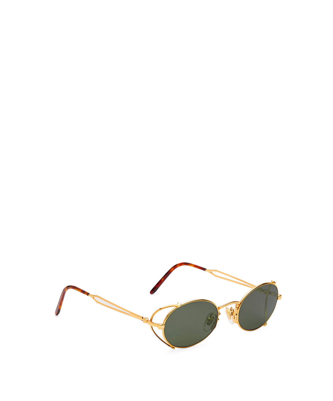 Jean Paul Gaultier X Burna Boy Oval-frame Sunglasses In Green
