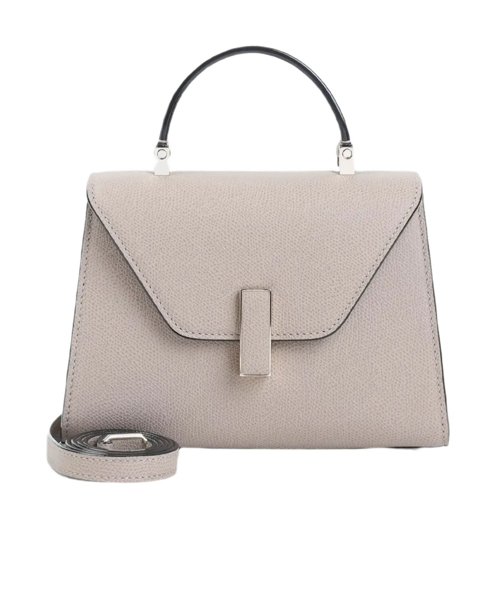 Valextra Iside Crossbody Micro Bag In Gray