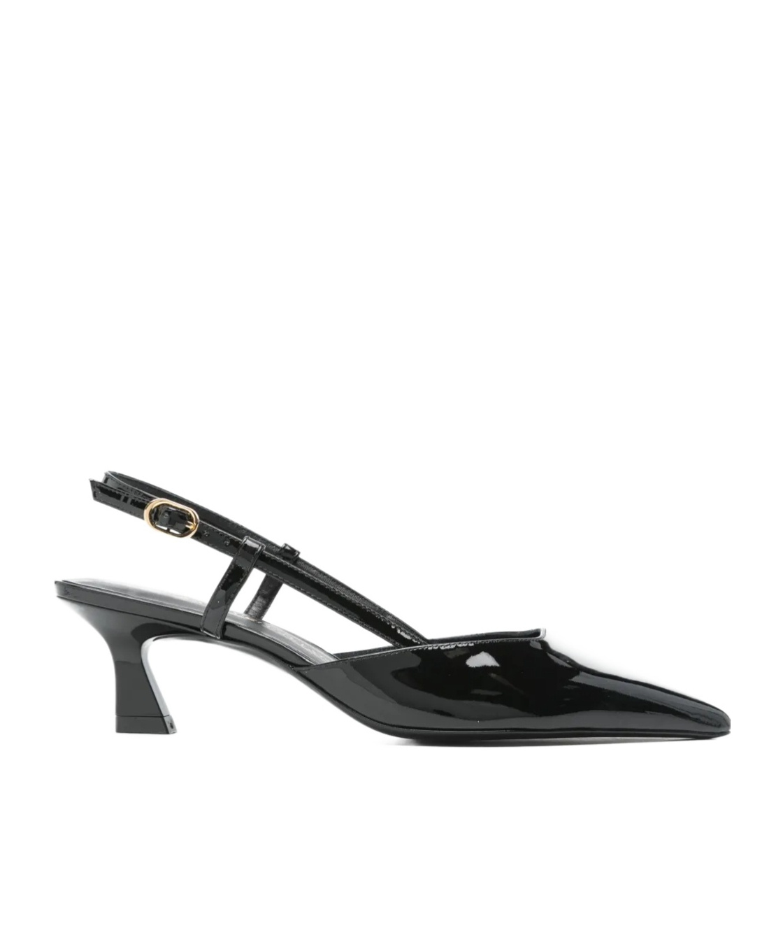 Stuart Weitzman Mid Heel Pointed Toe Sling Back Pumps