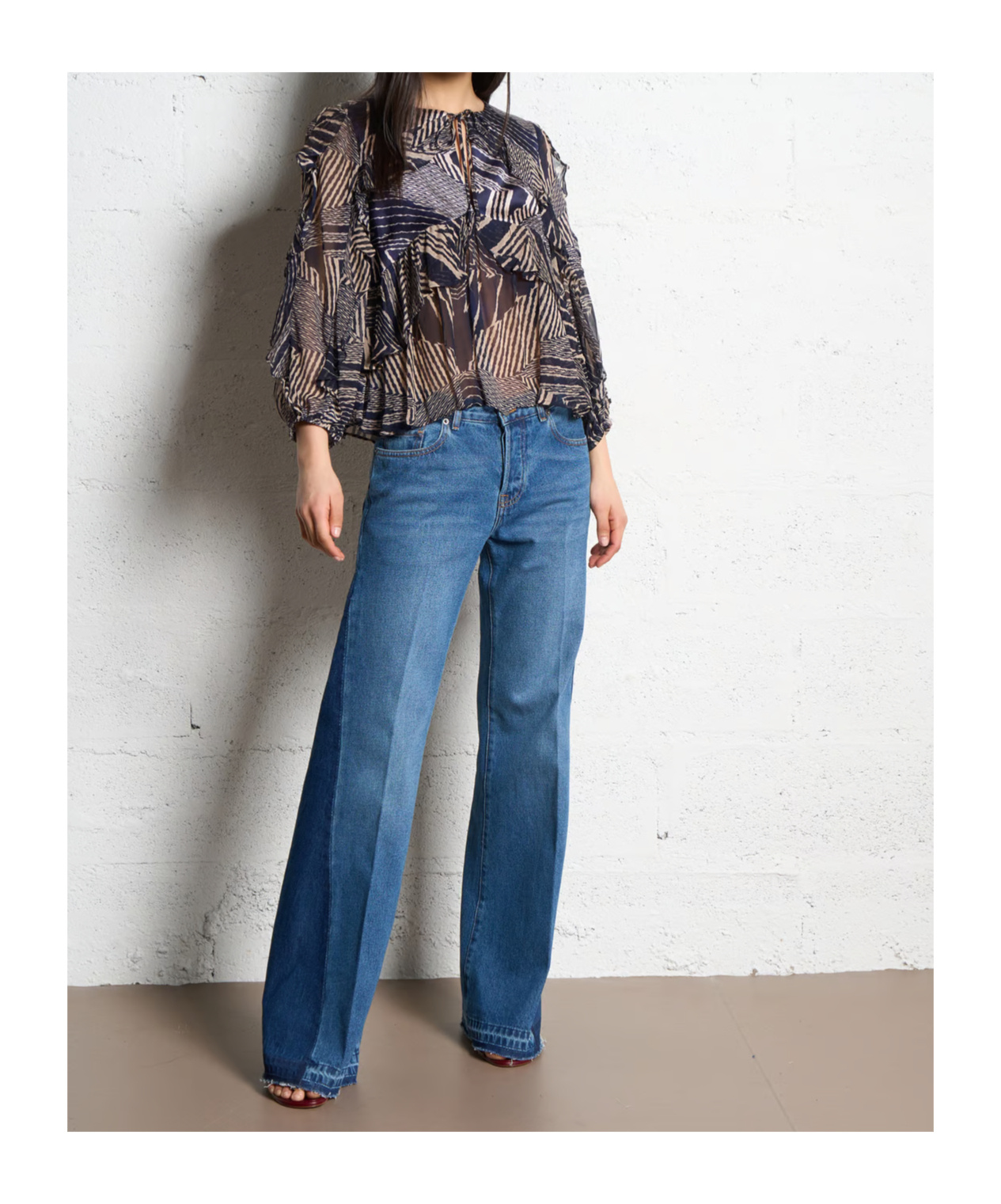 BASH RUFFLED TOP
