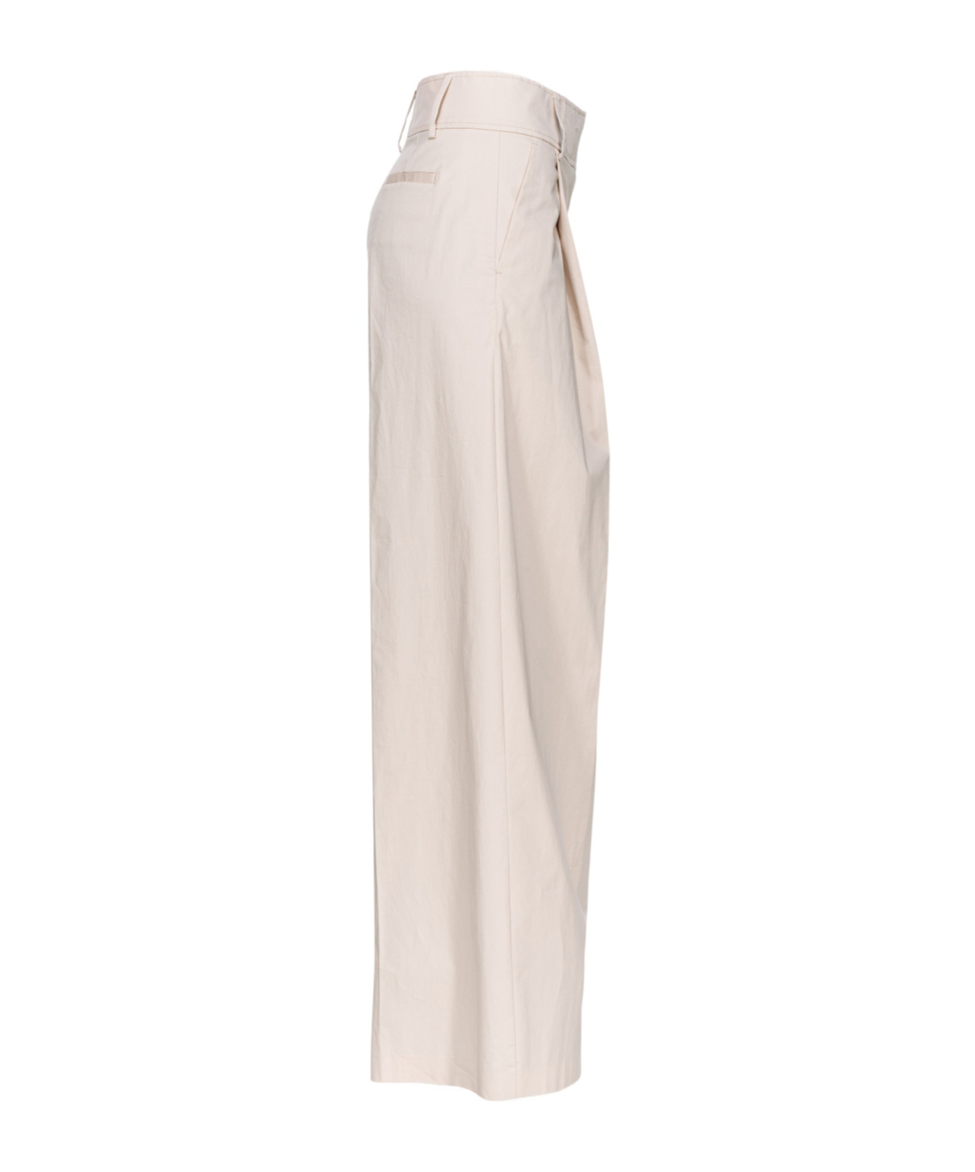 Pinko Extra-wide Trousers In Technical Satin In Nude