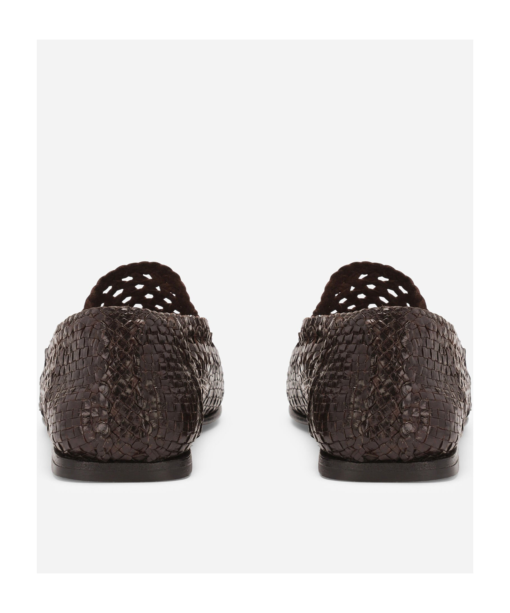 Dolce & Gabbana Pantofola In Pelle Di Capra In Black