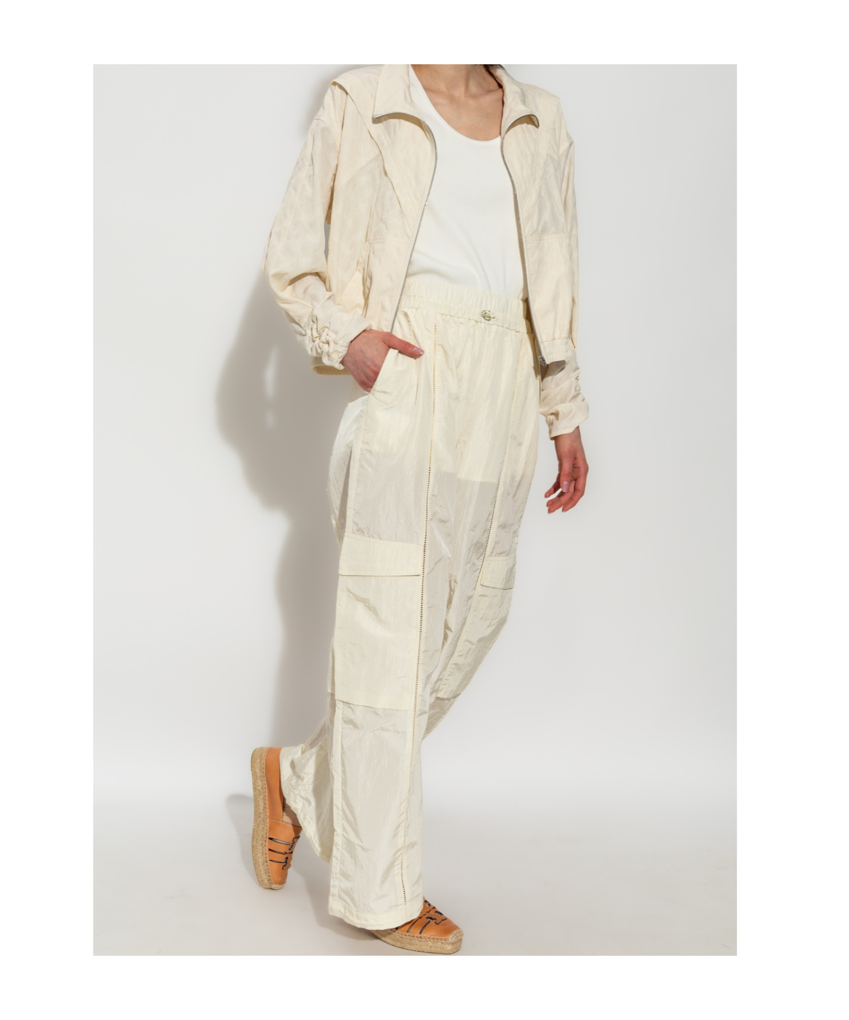 Iro Long Sleeve Casual Jacket In White