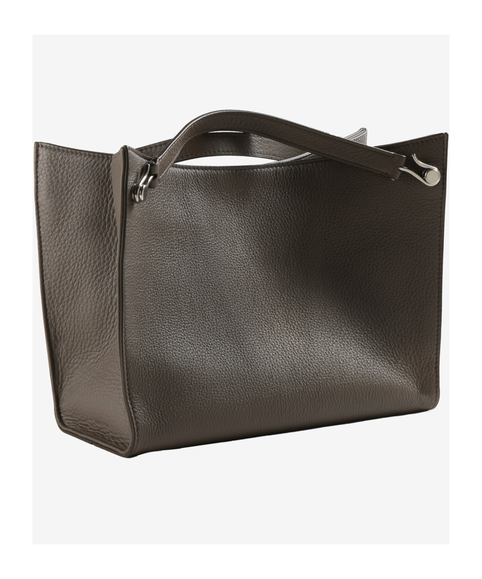 The Row Double-handle Handbag In Black