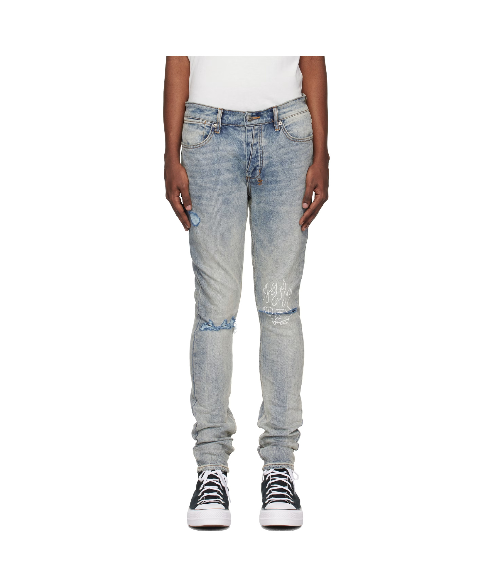 KSUBI BLUE VAN WINKLE STAIRWAY JEANS