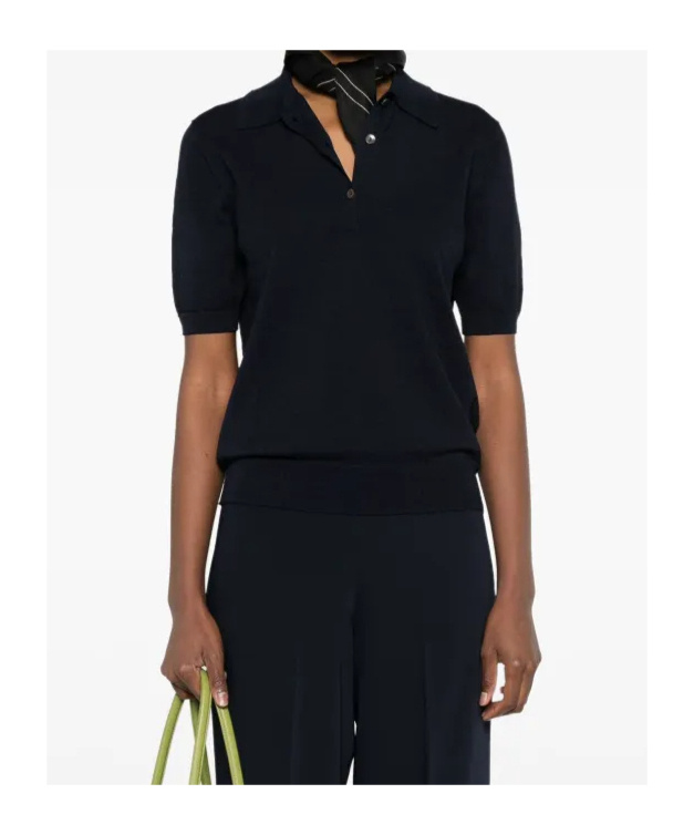P.a.r.o.s.h Fine-knit Polo Top