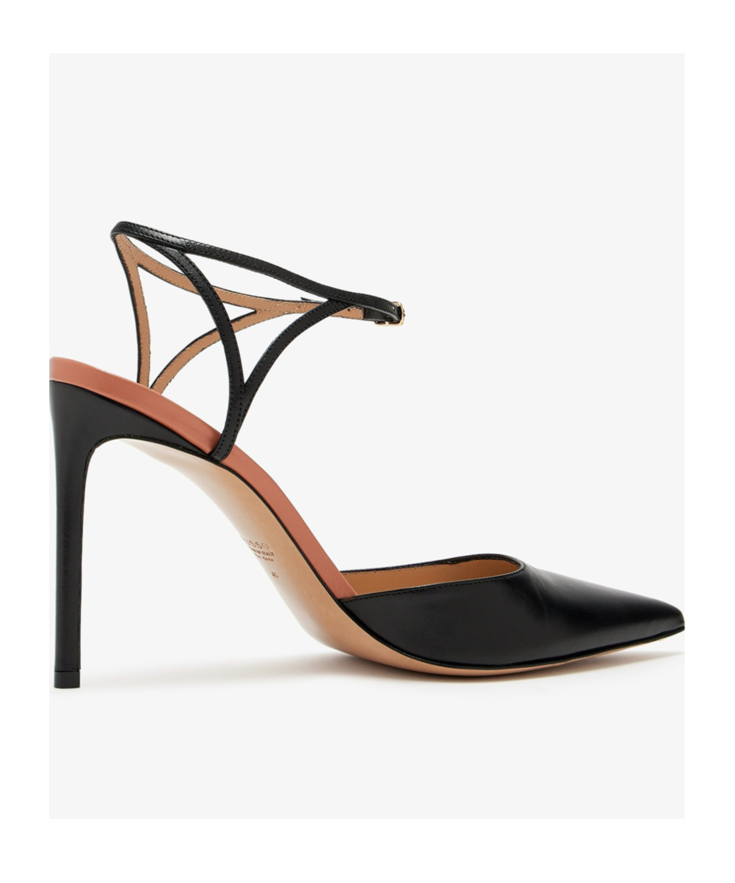Francesco Russo Pointed High-heeled Sandals In Black