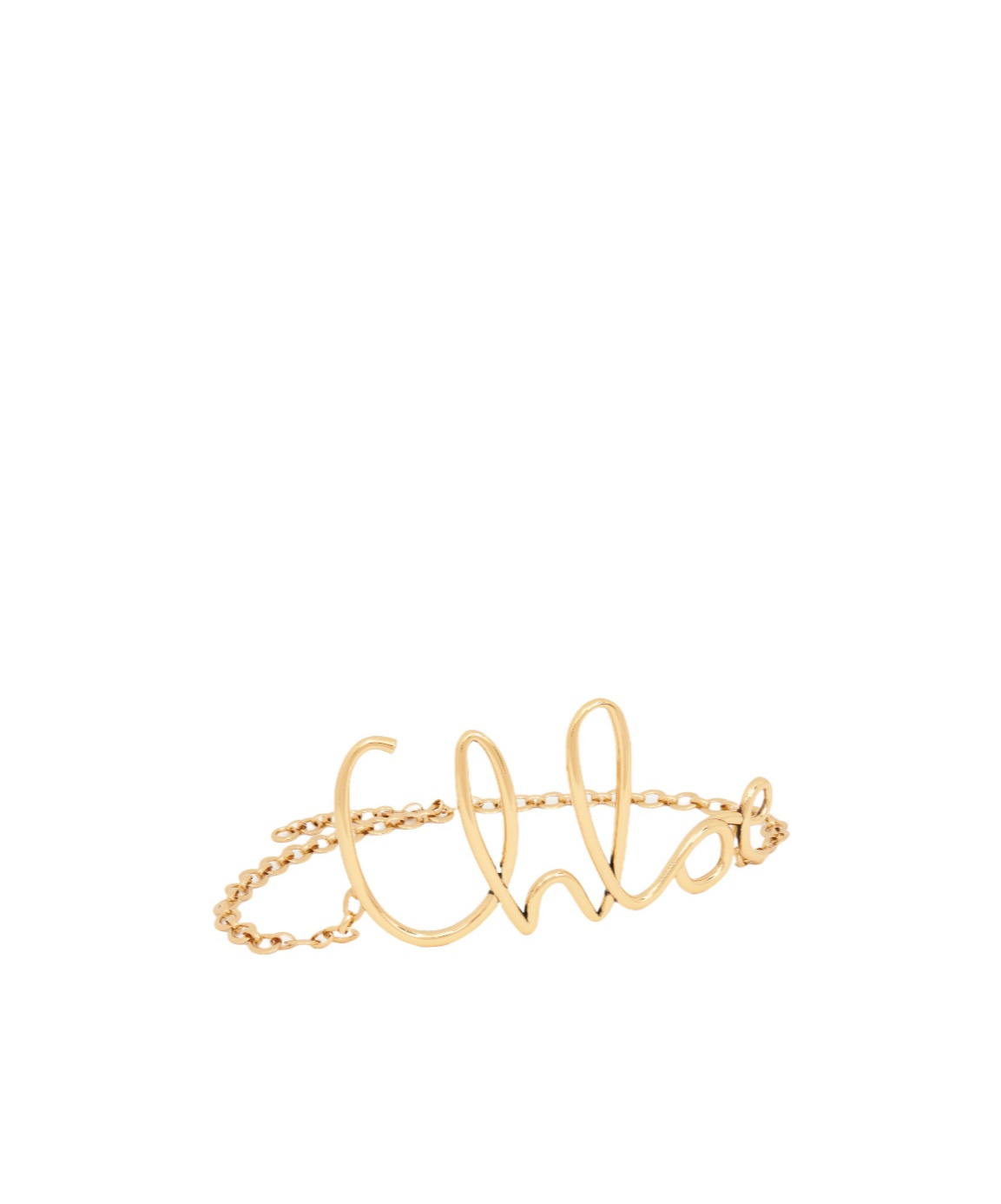 Chloé Small Iconic Signature Belt In Nude