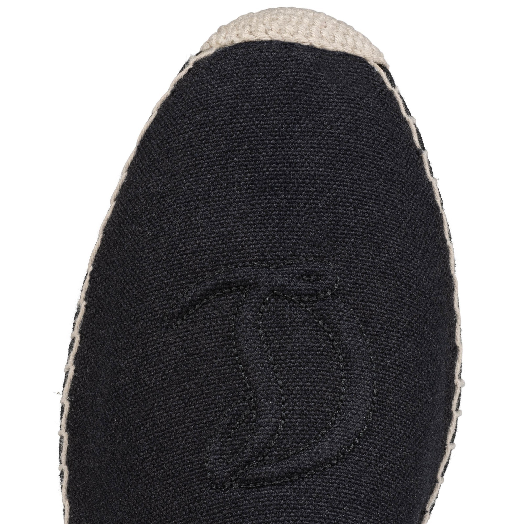 Christian Louboutin Nanou Lace Leather-trimmed Canvas Espadrilles In Black
