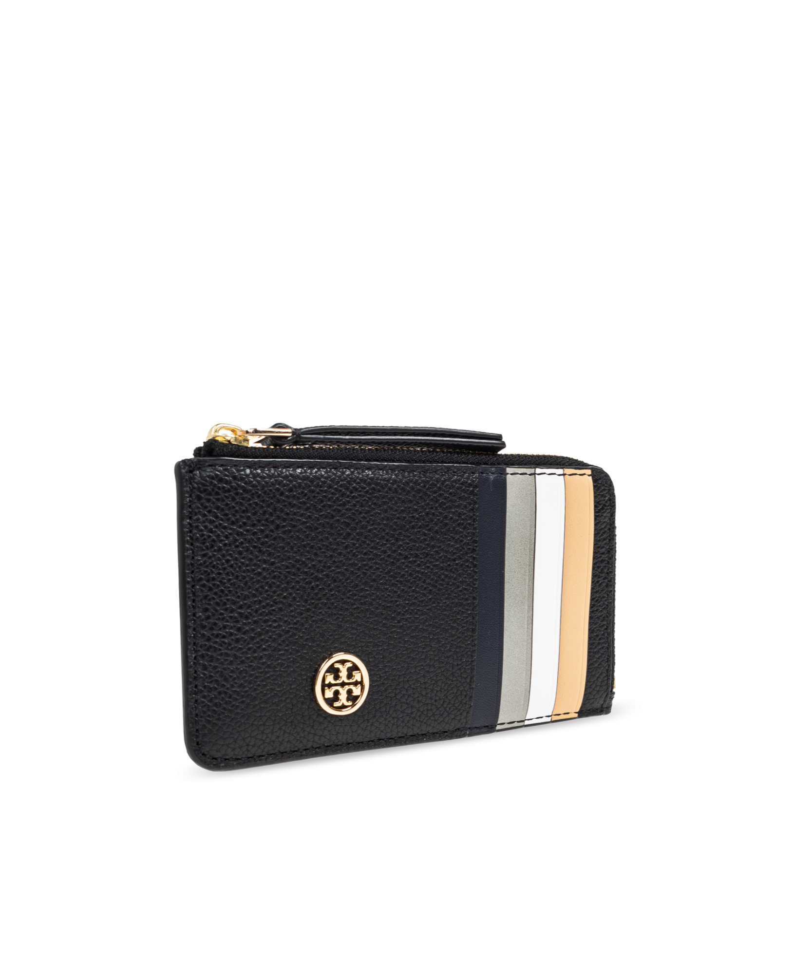 Tory Burch Card Case Robinson In Black