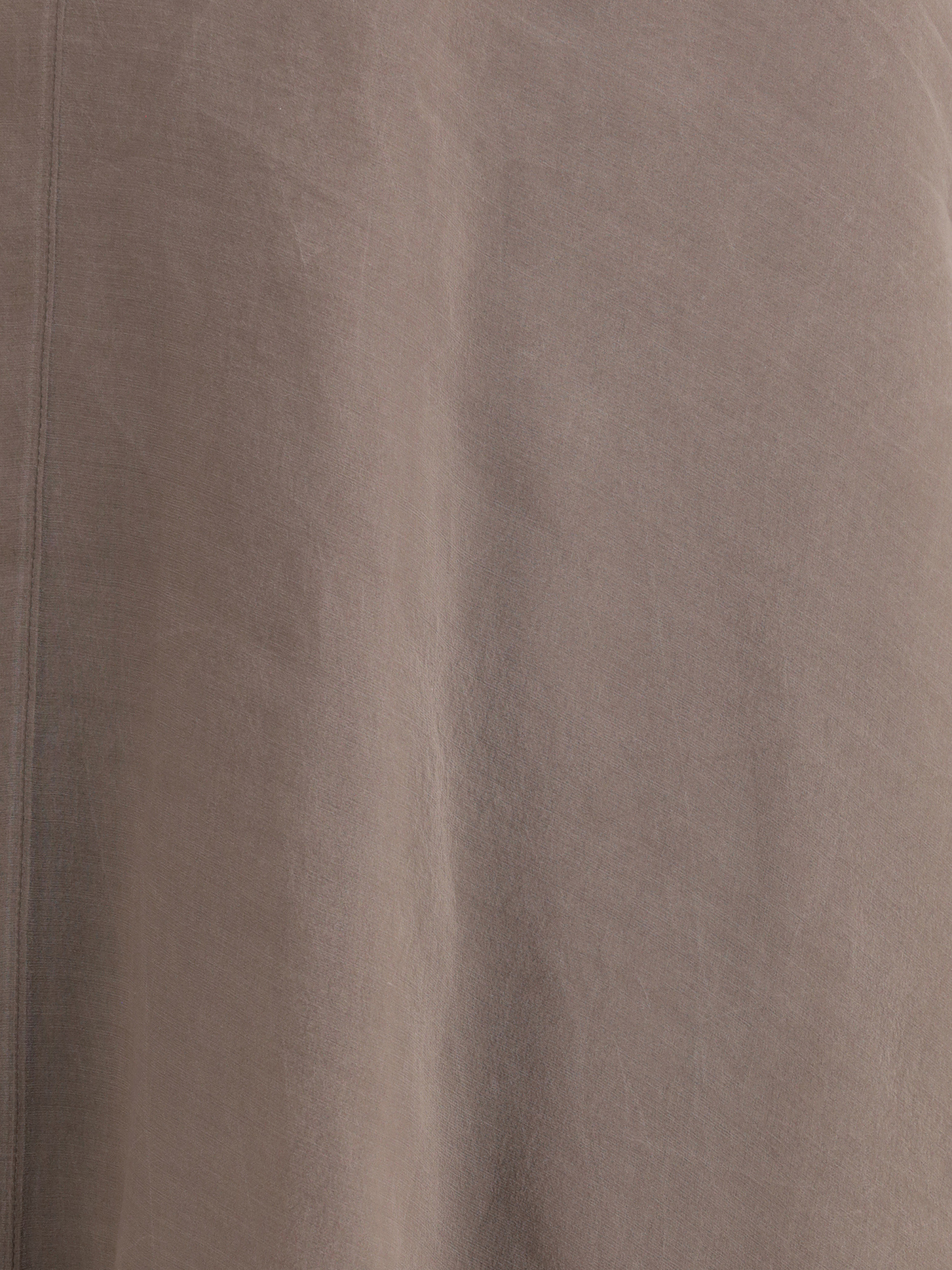 Brunello Cucinelli Pleat Detailed Maxi Skirt In Gray