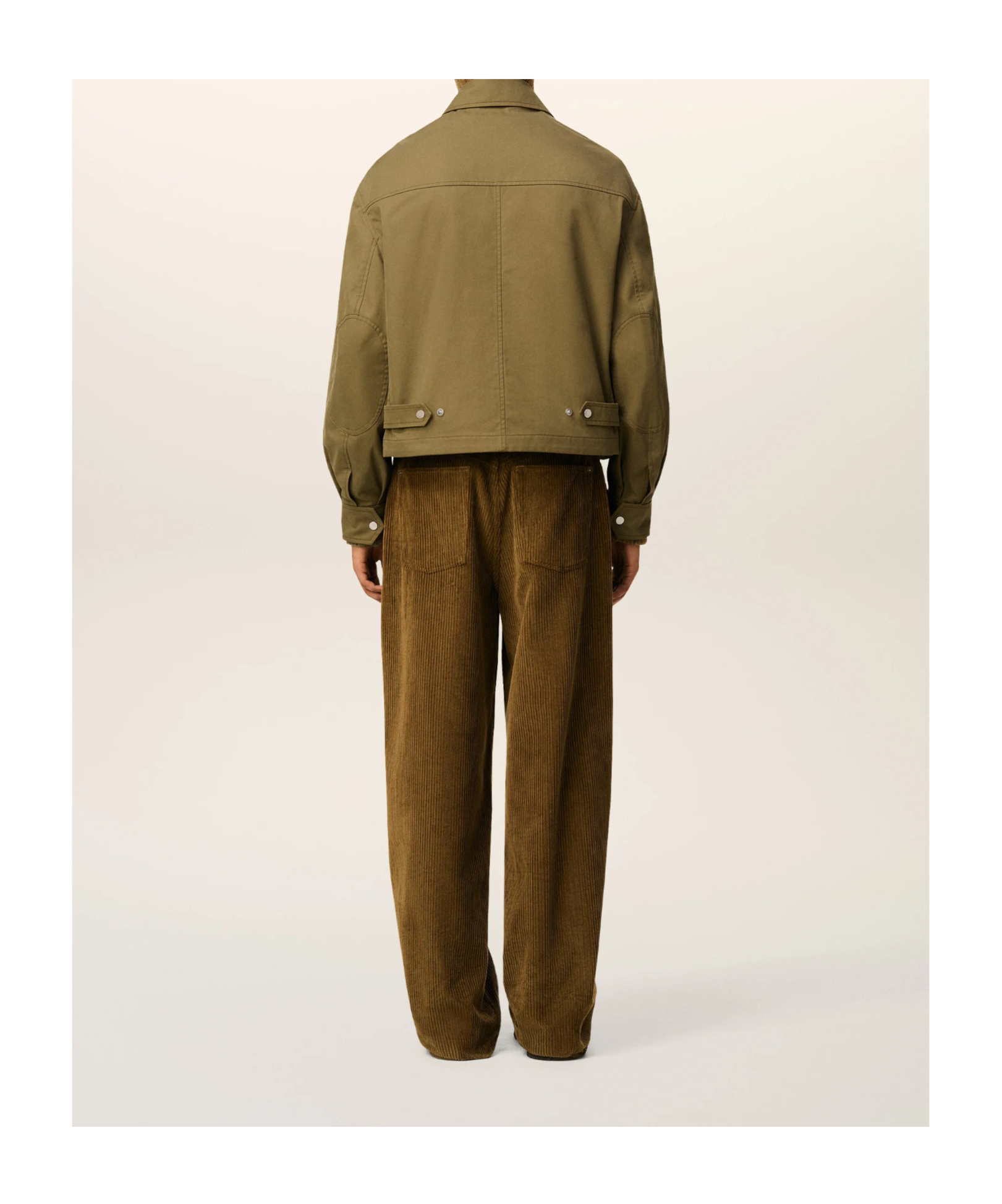 Ami Alexandre Mattiussi Green Cotton Worker Jacket In Green