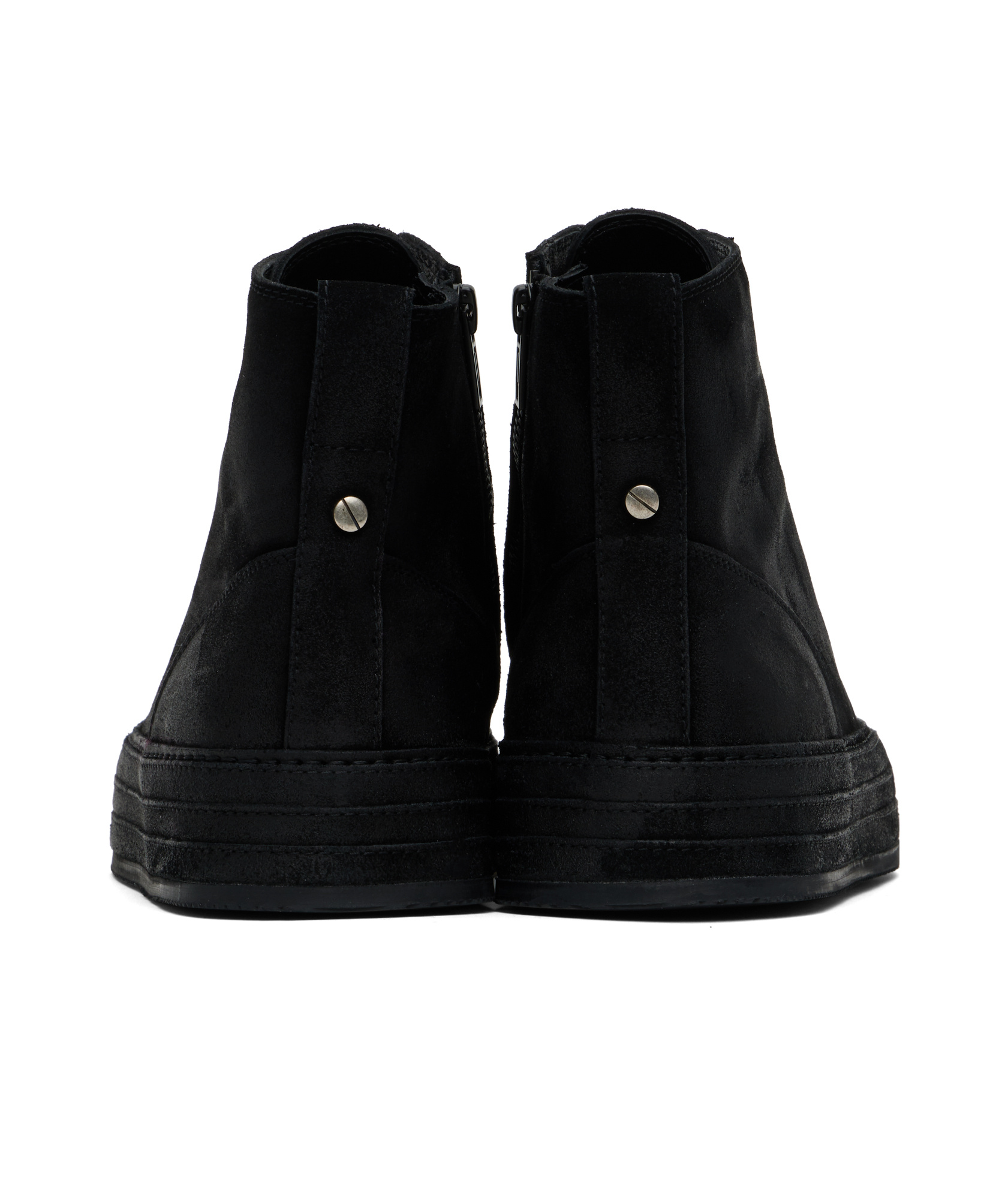 Ann Demeulemeester Orvo High-top Sneakers In Black