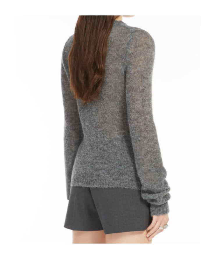 Sportmax Stretch Alpaca And Wool Turtneck Sweater In Black