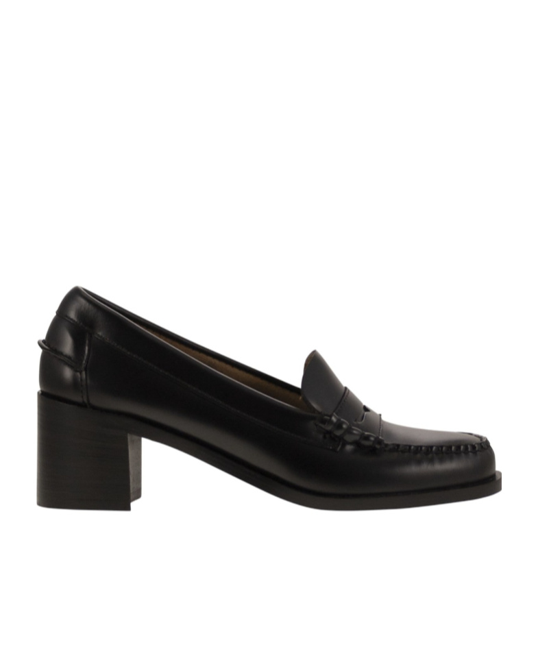 Sebago Egle Square Toe Loafers In Black