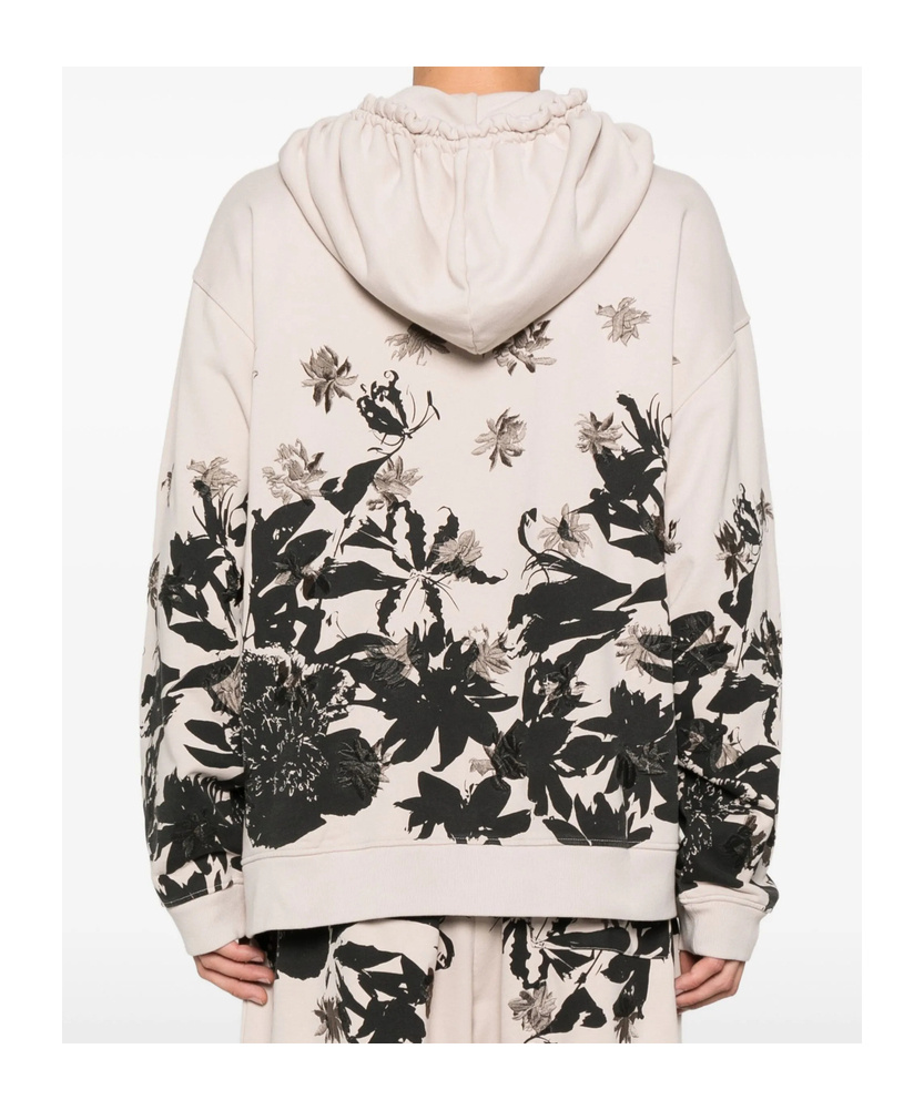 Dries Van Noten Long Sleeve Sweatshirt In Multi