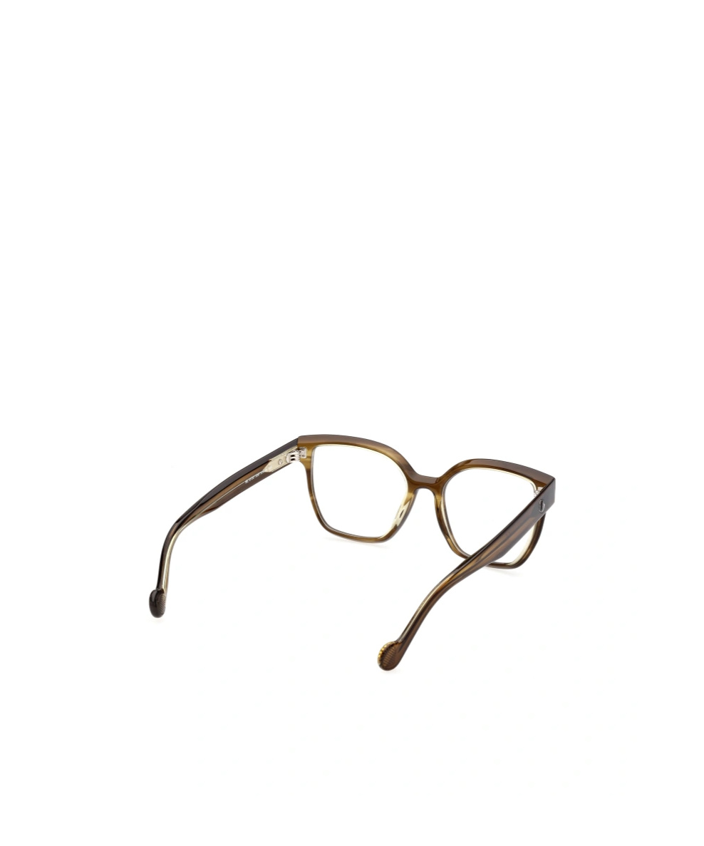 Moncler Logo Flat Mirror In Brown