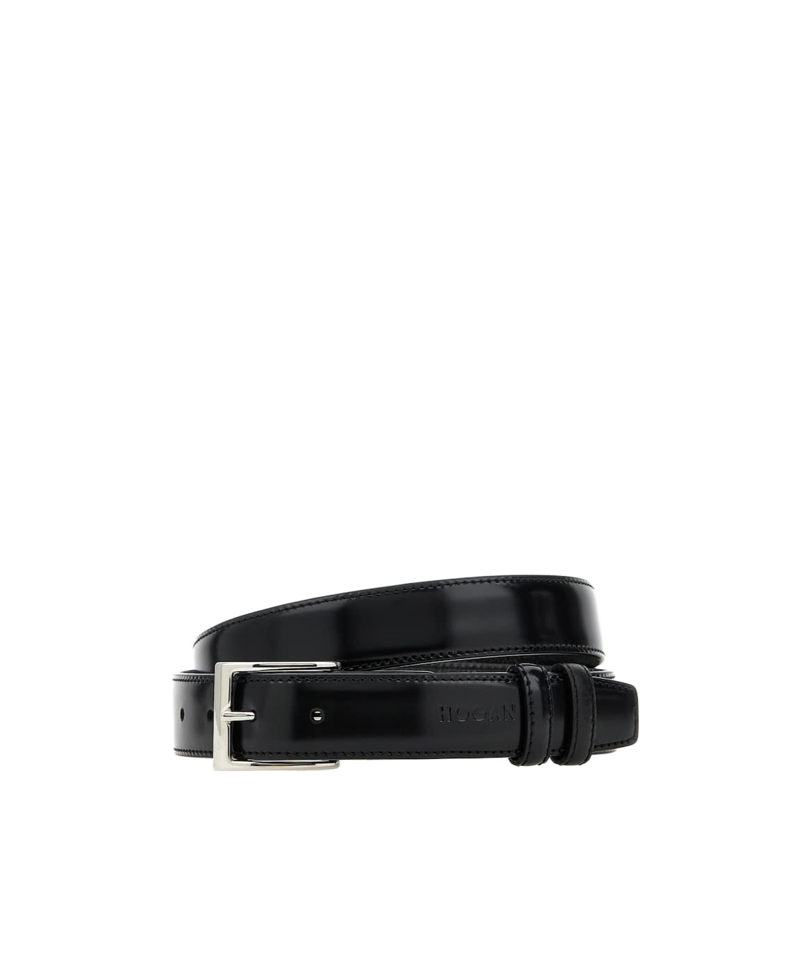 Hogan Adjustable Double Belt 30 Mm In Black