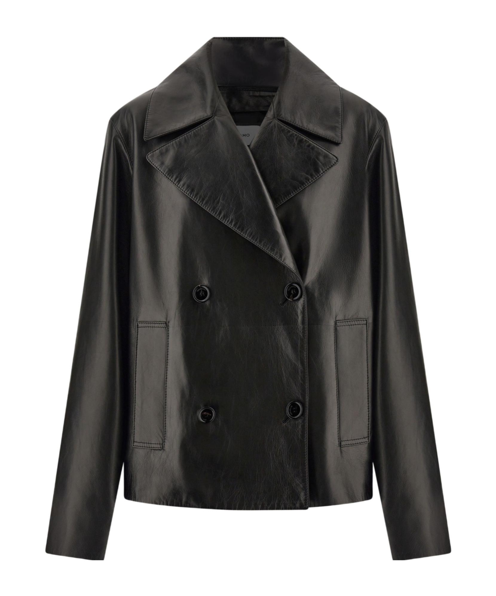 Ferragamo Blouson En Nappa In Black