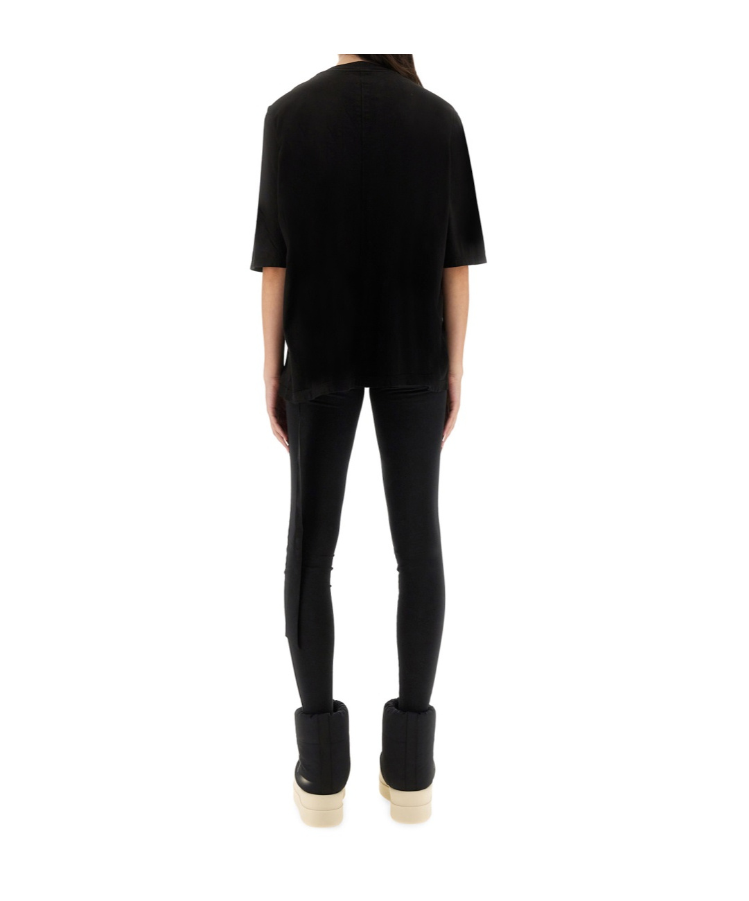 Rick Owens Drkshdw Short-sleeved T-shirt In Black